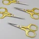 Фото Ножиці Кольорова "Вінтаж" золото НP-06/gold
