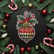 Фото Набір для вишивання хрестиком XFreeStitch (Світлана Грибач) Різдвяна іграшка 1