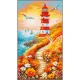 Фото Набір для вишивання хрестиком Lanarte The Floral Lighthouse path PN-0216092