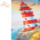 Фото Набір для вишивання хрестиком Lanarte The Floral Lighthouse Path PN-0230713
