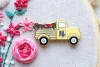 Фото Flamingo Toes Магнітний тримач для голок Spring Flower Vintage Truck