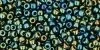 Фото Бісер TOHO Round 11/0, 4 гр. Metallic Iris Green/Brown TR-11-84