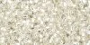 Фото Бісер TOHO Treasure 11/0, 3 гр. Silver-Lined Crystal TT-01-21