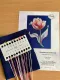 Фото Набір для вишивання хрестиком VIHOLA CrossStitch Оксамитові пелюстки  (Brittney 28ct)