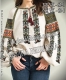 Фото блуза жіноча під вишивку, домоткана БЖ ВК-63-1