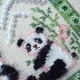 Фото Набір для вишивання хрестиком TelaArtis Чарівні панди Х-611