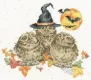 Фото Набір для вишивання хрестиком Bothy Threads Happy Owl-o-ween XHD145