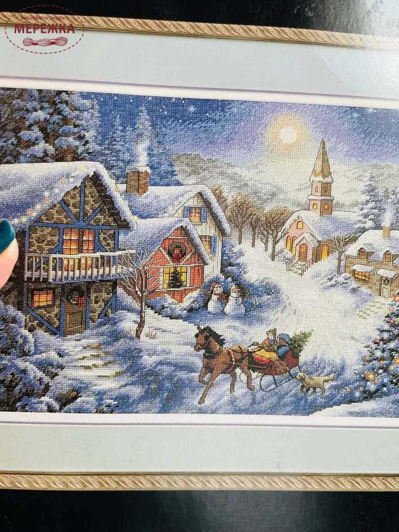 Набір для вишивання хрестиком Dimensions Sleigh Ride 08689