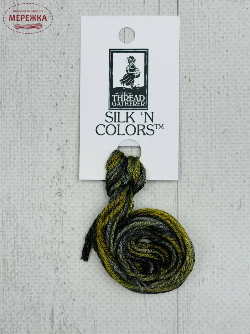 The Thread Gatherer Mississippi Mud 100% шовк SNC 173 | MEREZHKA