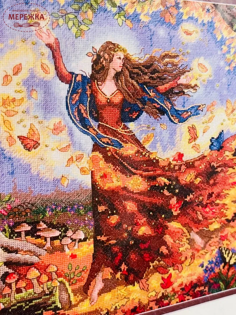 Набір для вишивання хрестиком Dimensions Fall Fairy (Фея осені) 70
