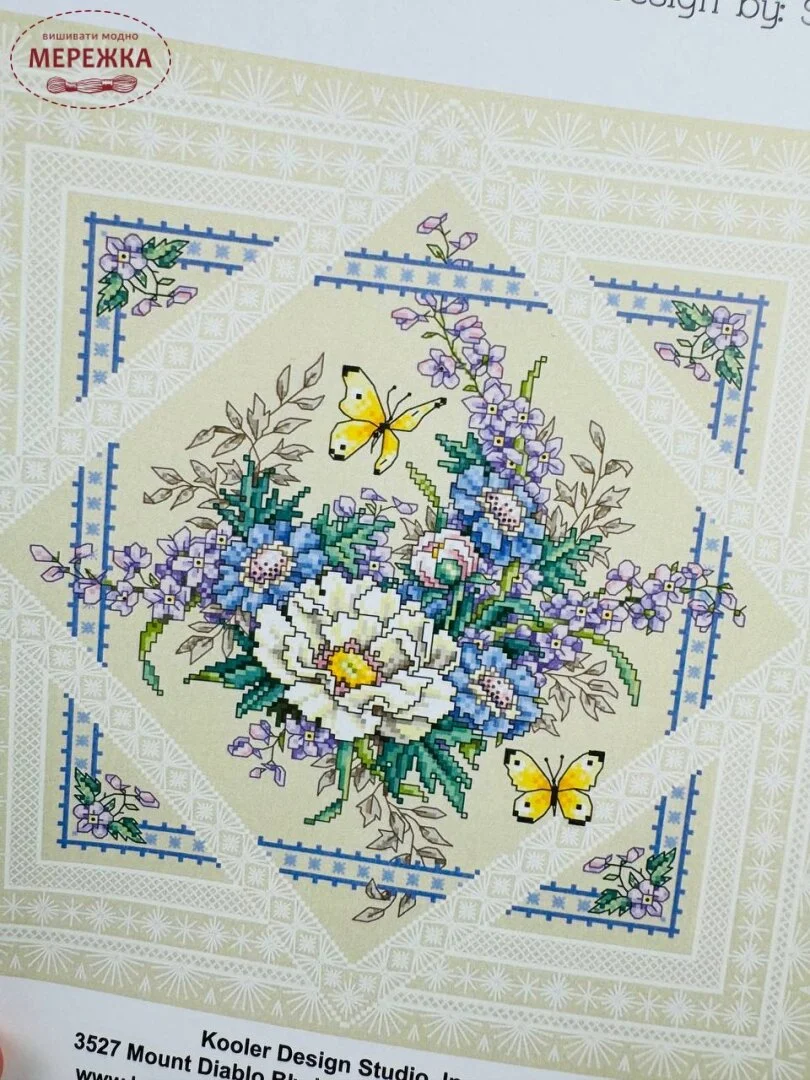 Kooler Design Studio Схема Flowers and Lace (Sandy Orton) KDS-2225
