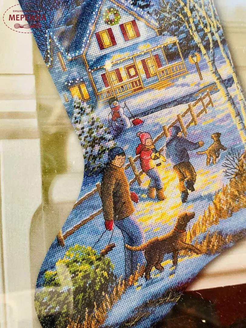 Dimensions Новорічний носочок 08805 | Інтернет-магазин МЕРЕЖКА