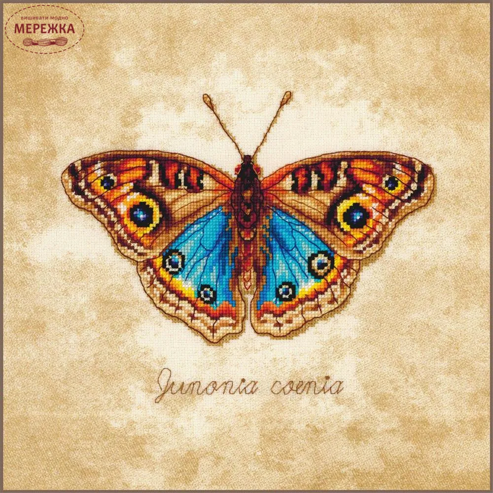 Набір для вишивання хрестиком Lanarte Junonia coenia PN-0222203