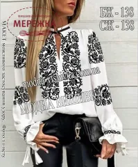 Фото блуза жіноча під вишивку БЖ-138