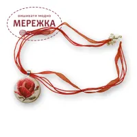 Фото набір для вишивання кулона Бутон