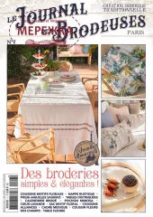 Фото Creation Point de Croix Журнал Le Journal des Brodeuses N°7 FM