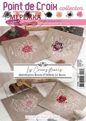 Фото Creation Point de Croix Журнал Point de croix Collector n°9 : « Les Coeurs fleuris » : Abecedaires fleuris d`Helene Le Berre