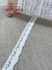 Фото Мереживо біле, 100% бавовна (015) 87388