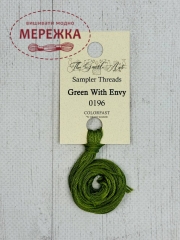 Фото Муліне ручного фарбування The Gentle Art Sampler Threads Green With Enry 0196