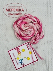 Фото Dinky Dyes шовк ручного фарбування Raspberry Ripple 001