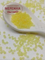 Фото бісер 02281 Жовтий