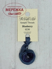 Фото Муліне ручного фарбування The Gentle Art Sampler Threads Blueberry 0230