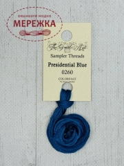 Фото Муліне ручного фарбування The Gentle Art Sampler Threads Presidential Blue 0260