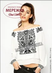 Фото блуза жіноча під вишивку БЖ-042