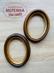 Фото Рамка для оформлення овал, 9*12см. 0421