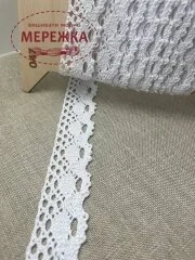 Фото Мереживо біле, 100% бавовна (047) 58/2