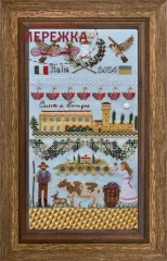 Фото Вікторія Попович Схема Італійські вакації (Italian vacation)+пак бісеру та ниток (original) VP-058