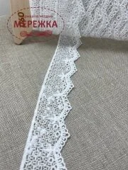 Фото Мереживо біле, 100% поліестер (060) 987748