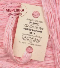 Фото Муліне ручного фарбування The Gentle Art Sampler Threads Sweet Petunia 0711