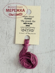 Фото The Gentle Art Sampler Threads Red Plum 0860