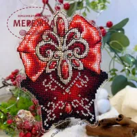 Фото Набір для вишивання хрестиком Сузір'я Єдинорога Святкова іскра 1124