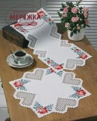 Фото Permin набір для вишивання в техніці хардангер 10-3870