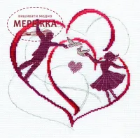 Фото Набір для вишивання хрестиком Чарівна Мить У ритмі кохання М-561