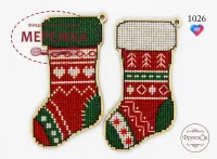 Фото Набір для вишивання хрестиком Фрузелок Шкарпетки 1026