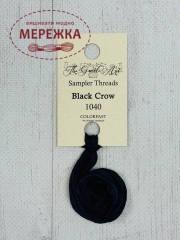 Фото Муліне ручного фарбування The Gentle Art Sampler Threads Black Crow 1040