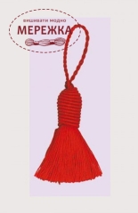 Фото Le Bonheur des Dames Китичка декоративна Red bobble PB08