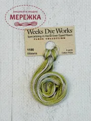 Фото Муліне ручного фарбування Weeks Dye Works Wisteria 1186