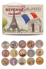 Фото Sajou Бобіни-котушки, дерево, 15 wooden spools - small - Sajou box BOIS_BOB_MIN_15