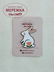 Фото магнітний тримач для голок "Зайчик-вишивайчик"