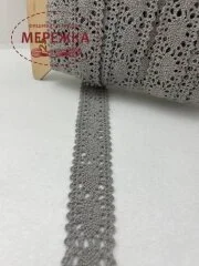 Фото Мереживо сіре, 100% бавовна (125) 83/2