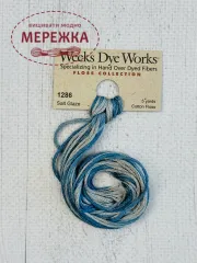 Фото Муліне ручного фарбування Weeks Dye Works Salt Glaze 1286