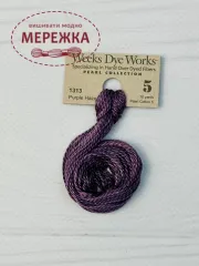 Фото Муліне ручного фарбування Weeks Dye Works Pearl #5 Purple Haze 1313