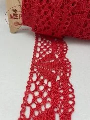 Фото Мереживо червоне, поліестер (144) 1355/58k11