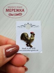Фото Susan Clarke Originals Rooster Button BE-144