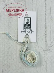 Фото The Thread Gatherer Swedish Blue & White 100% шовк SNC 150