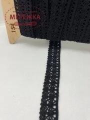 Фото Мереживо чорне, 100% бавовна (154) 87660